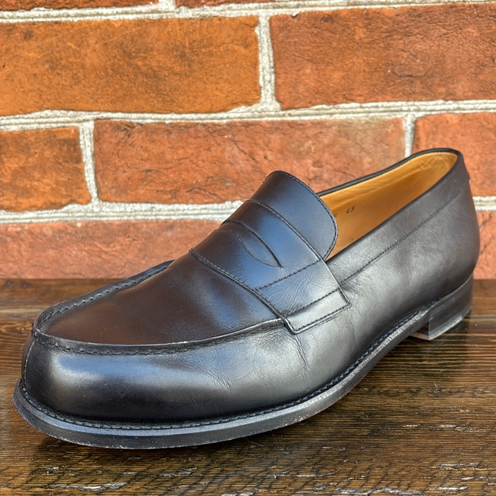 Black Leather Loafers